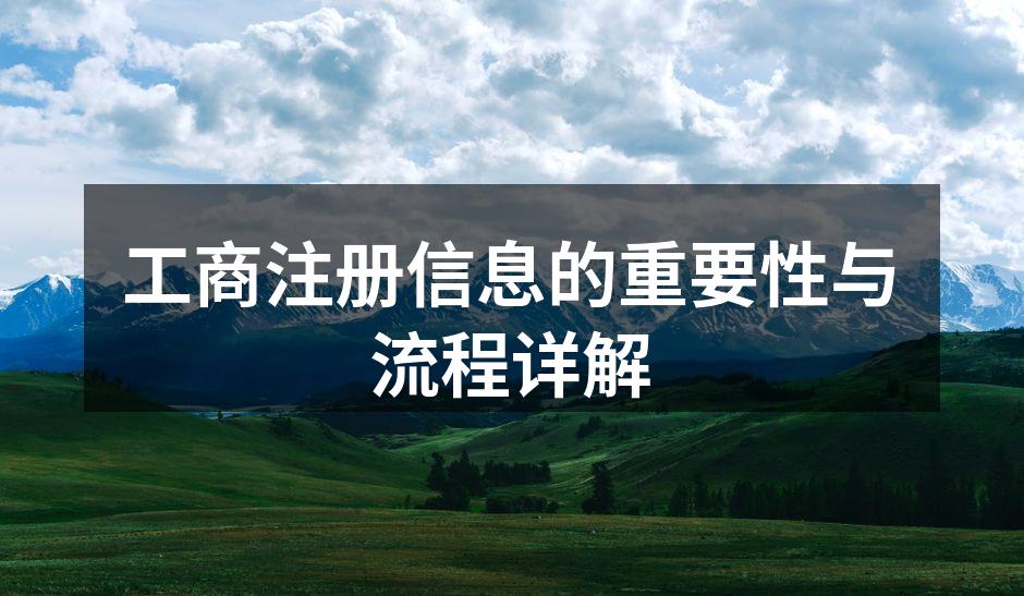 工商注册的关键步骤